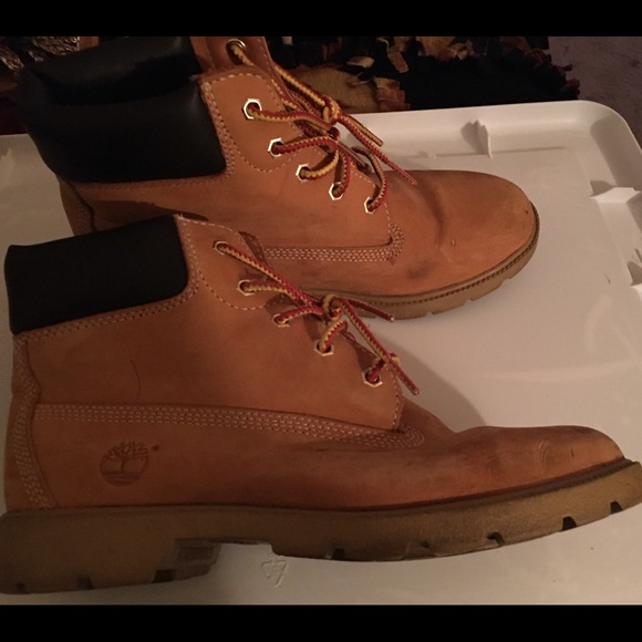 Timberland Gold & Brown Boots, Size 7 - Picture 1 of 3
